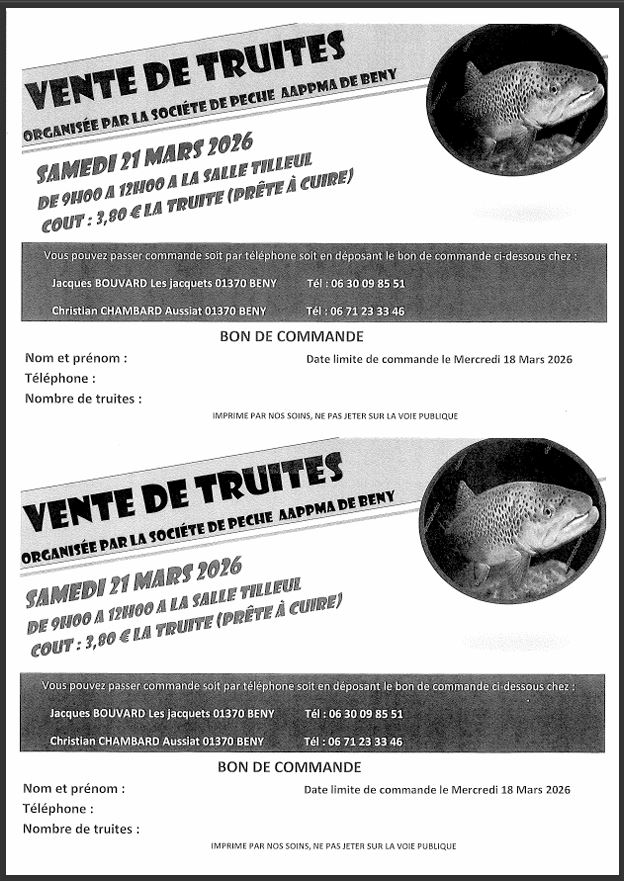 Peche Truites 2026